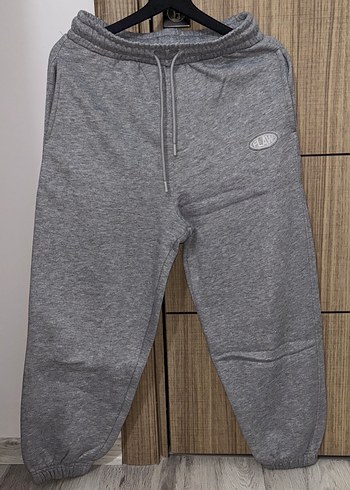 Gri Rahat Kesim Erkek Eşofman Altı Flaw Wear