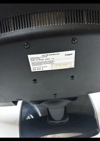 Casper Siyah Monitör - Görsel 2