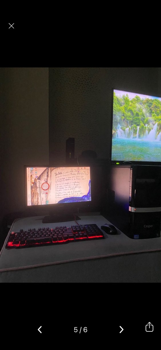 Casper Siyah Monitör - Görsel 3