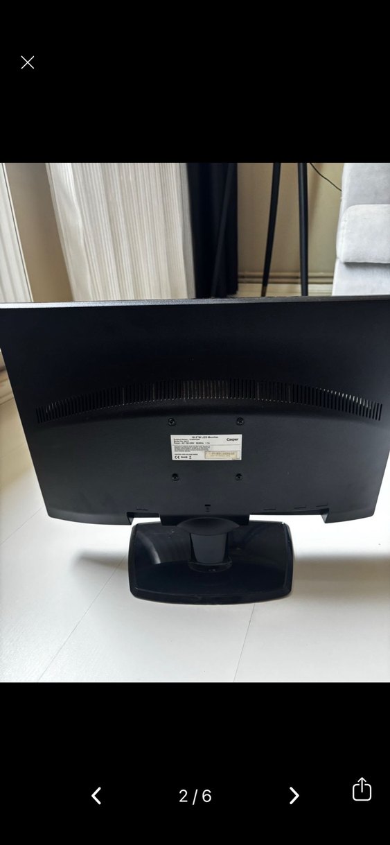 Casper Siyah Monitör - Görsel 5