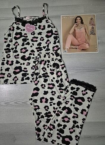 Miss nilens askılı pijama takımı
