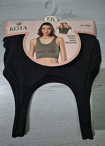 Kadın crop pedli büstiyer