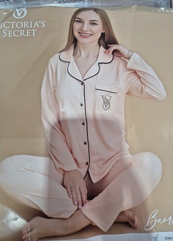 Victoria Secret uzun kol pijama takımı