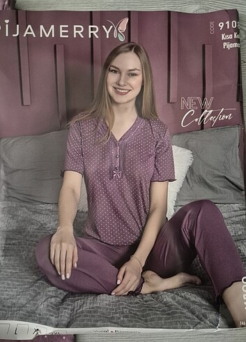 Kadın kısa kol pijama takımı