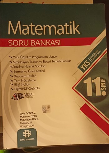  11. Sınıf Kimya Soru Bankası bilgi sarmal biyoloji matematik