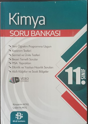 11. Sınıf Kimya Soru Bankası bilgi sarmal biyoloji matematik