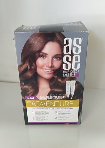 Asse Adventure 7.35 Kakao Kahve Saç Boyası - Görsel 5