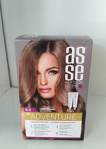 Asse Adventure 7.35 Kakao Kahve Saç Boyası - Görsel 15