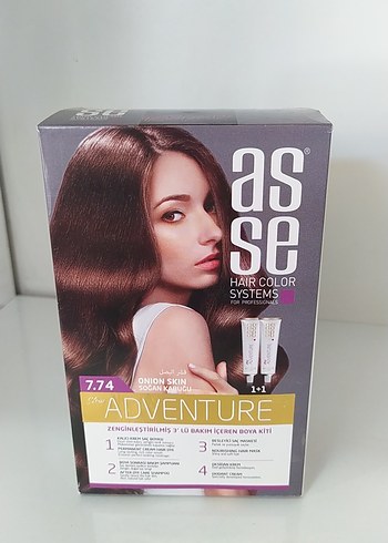 Asse Adventure 7.35 Kakao Kahve Saç Boyası - Görsel 18