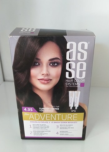 Asse Adventure 7.35 Kakao Kahve Saç Boyası - Görsel 10