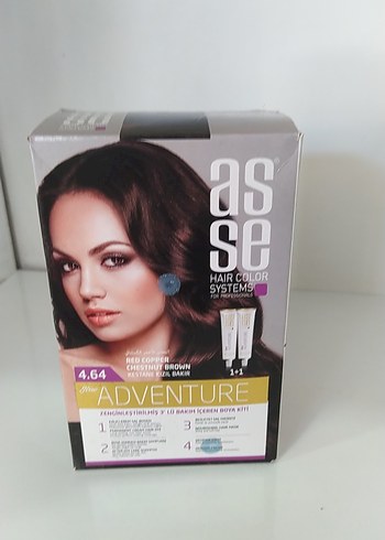 Asse Adventure 7.35 Kakao Kahve Saç Boyası - Görsel 9