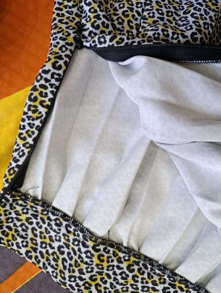 Leopar desenli mini etek - Görsel 2