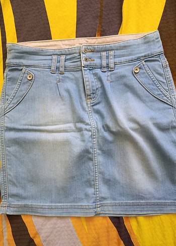 Mavi Denim Midi Kadın Etek - Görsel 2