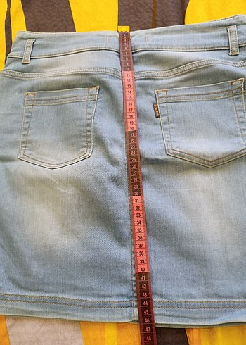 Mavi Denim Midi Kadın Etek - Görsel 6