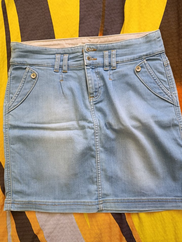 Mavi Denim Midi Kadın Etek - Görsel 2