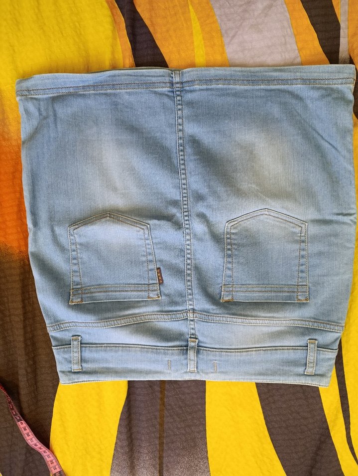 Mavi Denim Midi Kadın Etek - Görsel 4