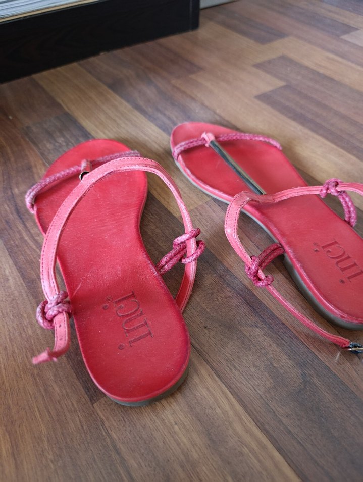 Kırmızı Bantlı Bohem  Sandalet - Görsel 4