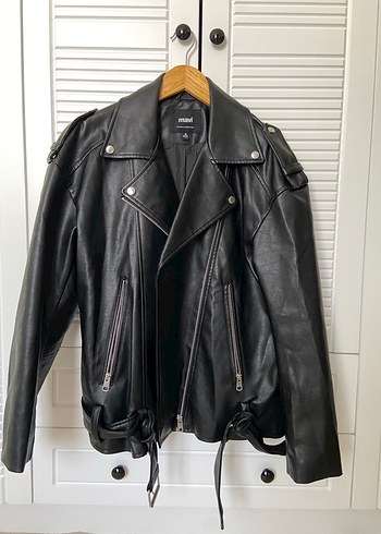 Mavi - Biker Suni Deri Ceket
