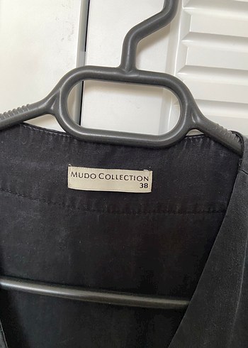 38 Beden Mudo Midi Antrasit Elbise
