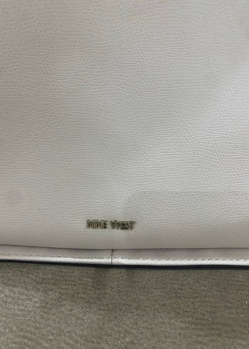 Krem Deri Kadın Omuz Çantası - Görsel 8