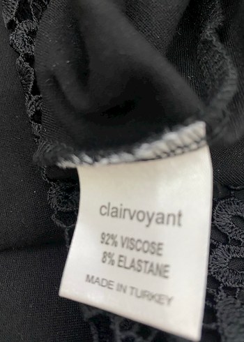 Siyah Midi Uzun Kollu Salaş Elbise - Görsel 3