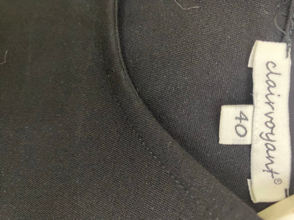 Siyah Midi Uzun Kollu Salaş Elbise - Görsel 4