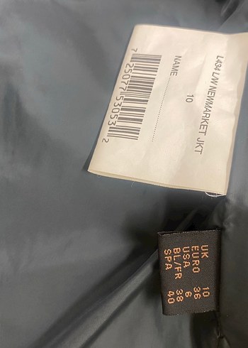 Barbour Bej Kadın Denim Trençkot - Görsel 7