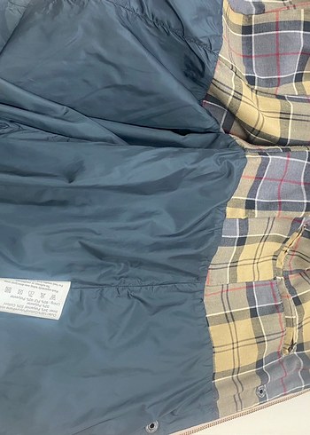 Barbour Bej Kadın Denim Trençkot - Görsel 6