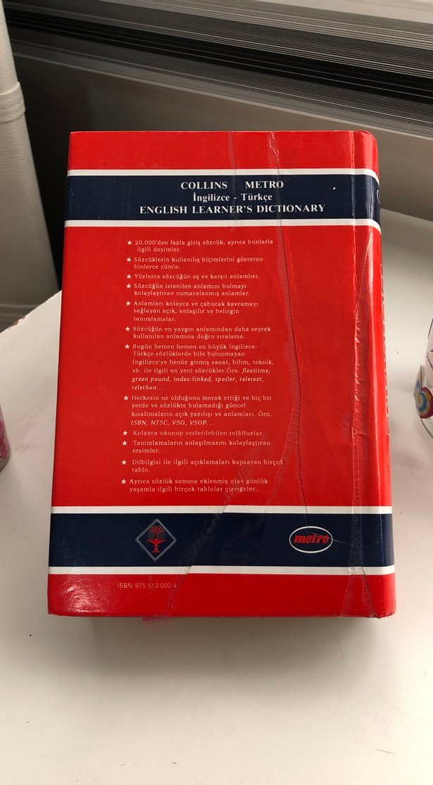 Collins Metro İngilizce-Türkçe Sözlük - Görsel 2