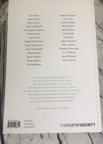 The Poetry Review Şiir Kitabı ingilizce - Görsel 2