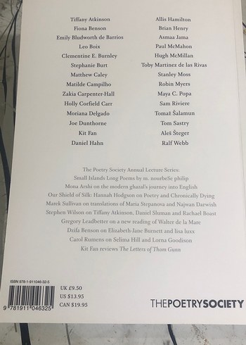 The Poetry Review - Şiir Kitabı ingilizce - Görsel 2