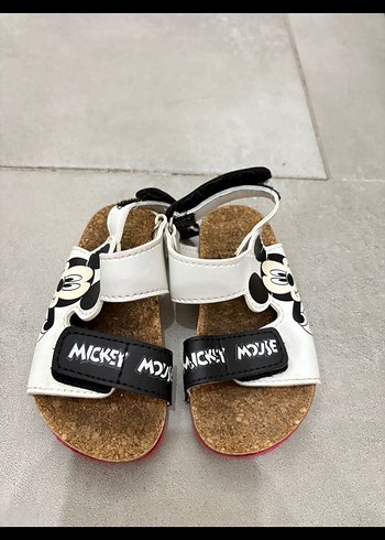 LC Waikiki Erkek çocuk Beyaz Mickey Kayışlı Terlik