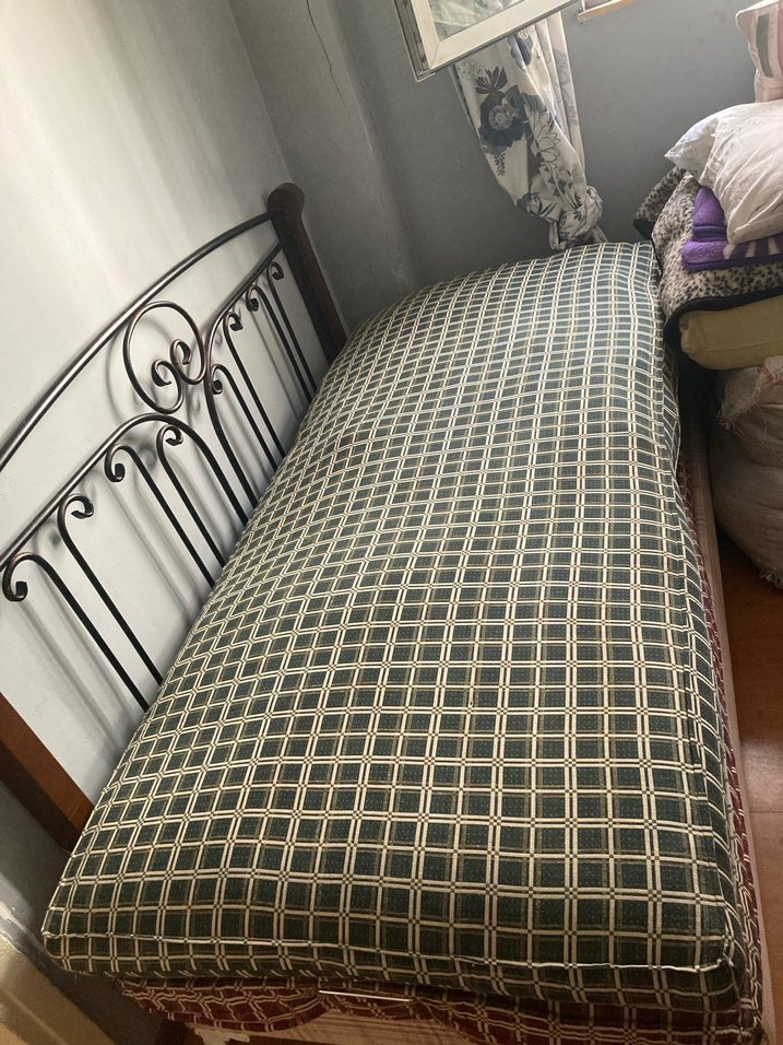 Pamuk yatak tek kişilik Baza içine tam standart ölçü Son düştü - Görsel 2