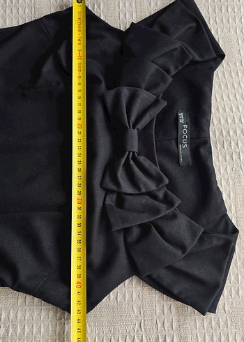 Kadın Siyah Fiyonk Detaylı Elbise - Görsel 2