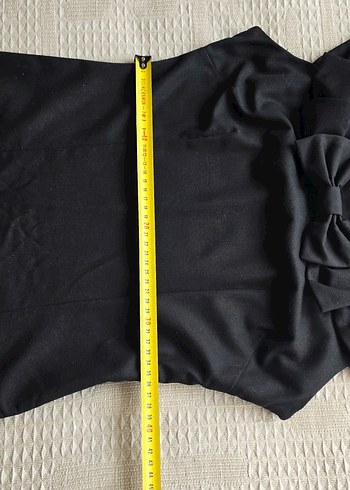 Kadın Siyah Fiyonk Detaylı Elbise - Görsel 5