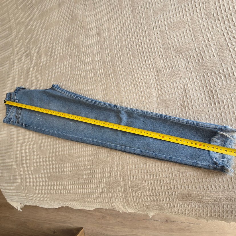 Kadın Mavi Denim Jean - Görsel 2