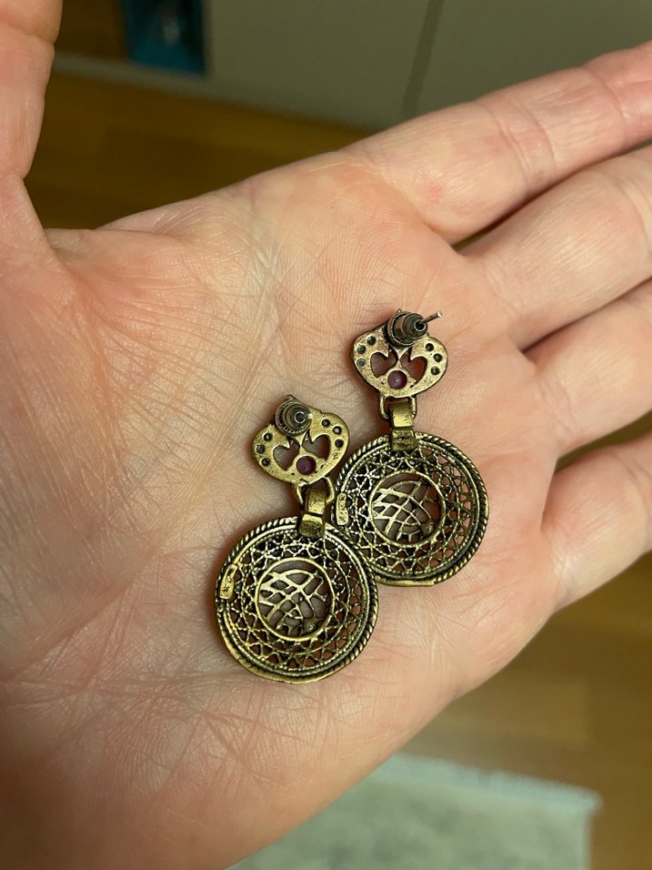 Tuğralı Kadın Takı Seti - Görsel 3