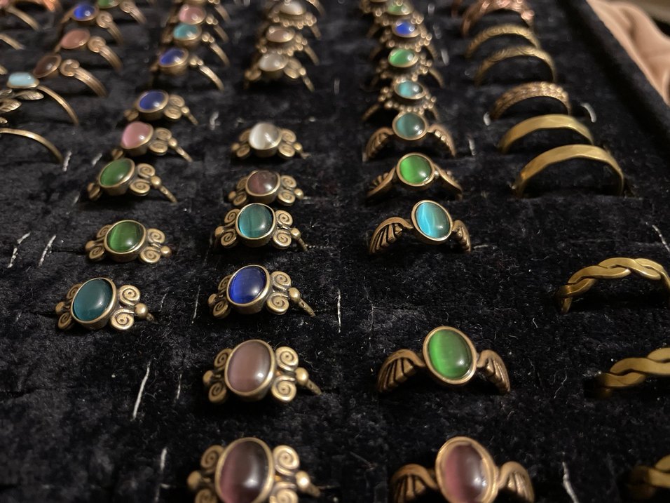 Çok Renkli Boncuklu Bohem Kadın Yüzükleri - Görsel 4