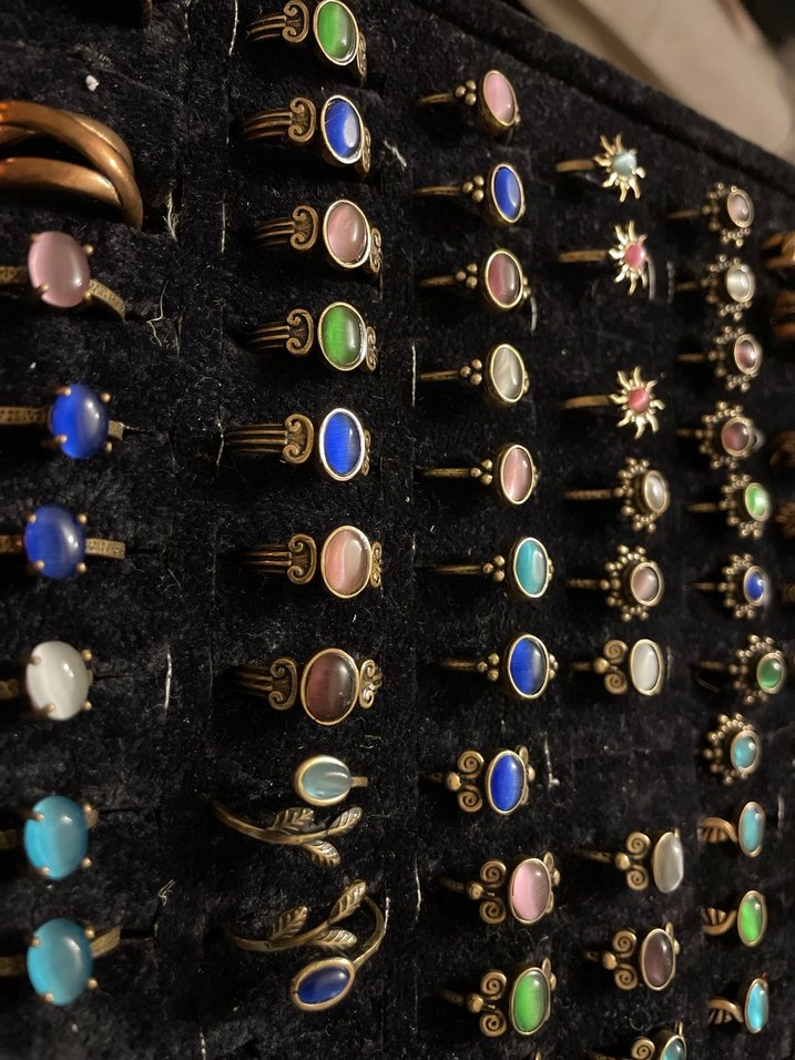 Çok Renkli Boncuklu Bohem Kadın Yüzükleri - Görsel 2