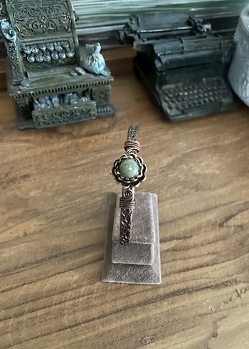 Doğal Taşlı Bakır bileklik - Görsel 2