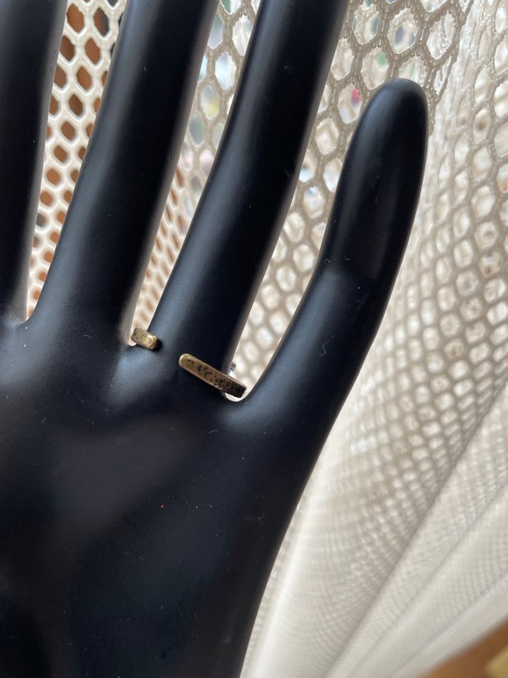 Mavi Boncuklu Bohem Kadın Yüzük - Görsel 3