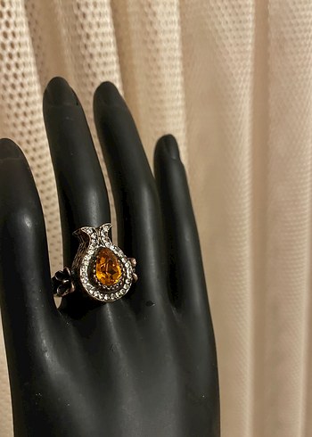 Taşlı bakır yüzük - Görsel 4