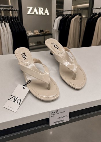 Zara Ekru Minimal Terlik