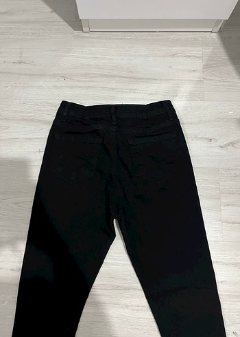 Siyah Kadın Skinny Denim Pantolon - Görsel 3