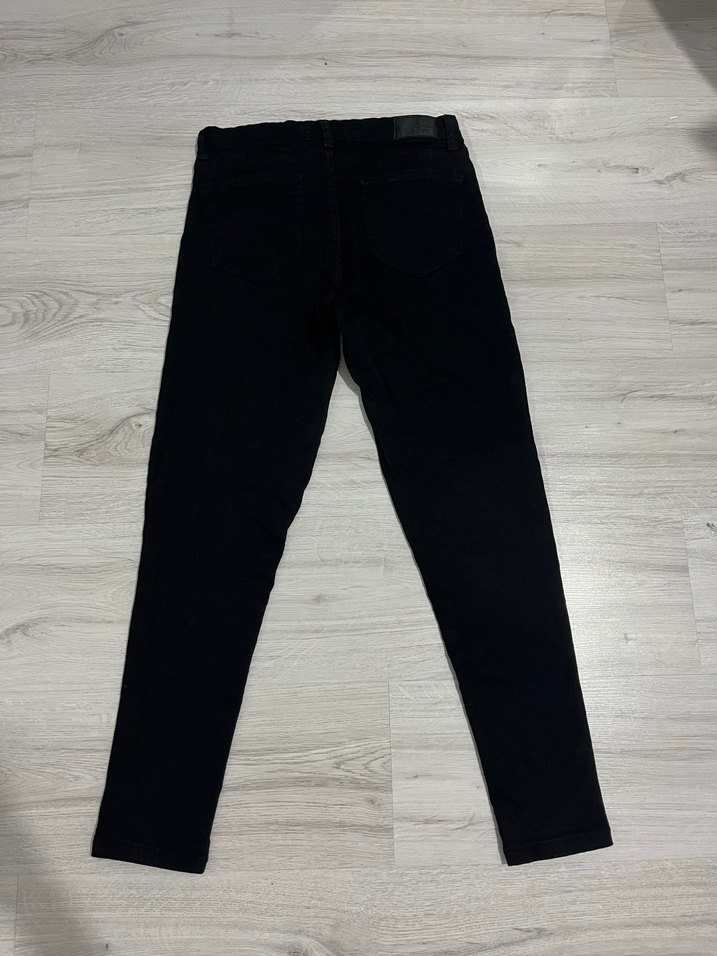 Siyah Kadın Kot Pantolon - Görsel 2