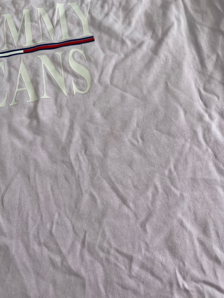 Lila Pamuklu Kısa Kollu Baskılı Tişört - Görsel 3