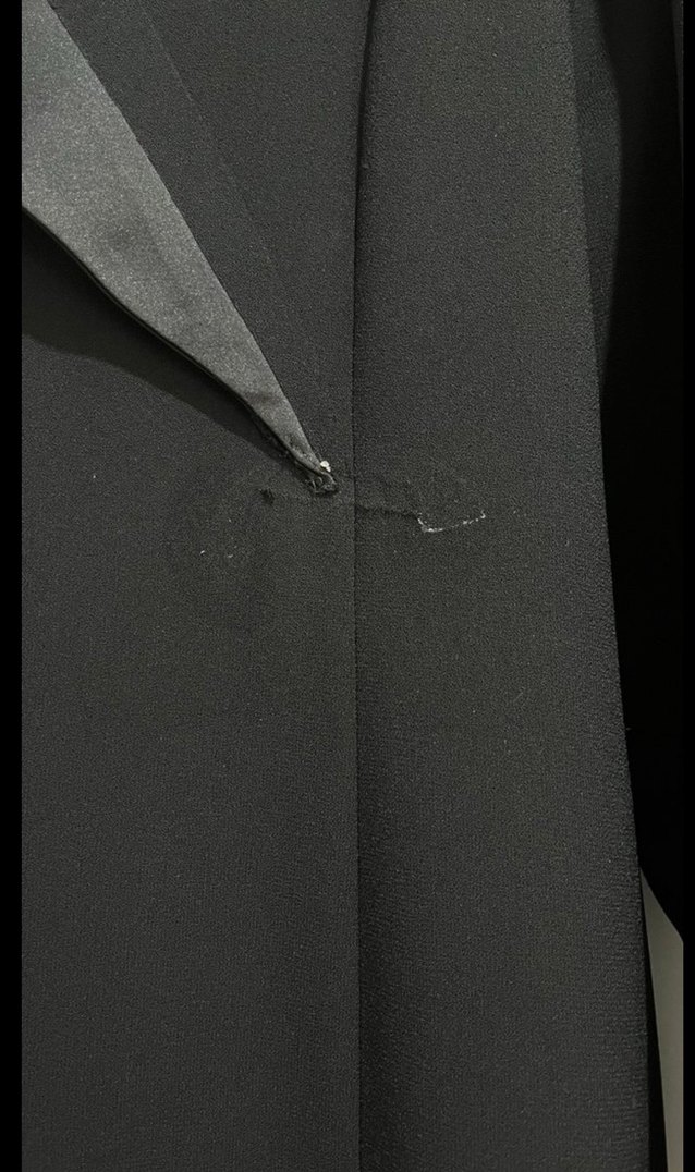 Siyah Uzun Kollu Uzun Elbise - Görsel 4