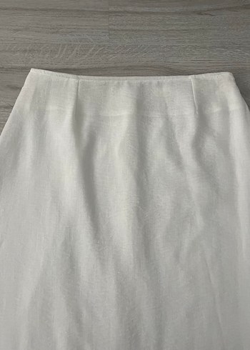 YENİ & ASTARLI BEYAZ ETEK - Görsel 4