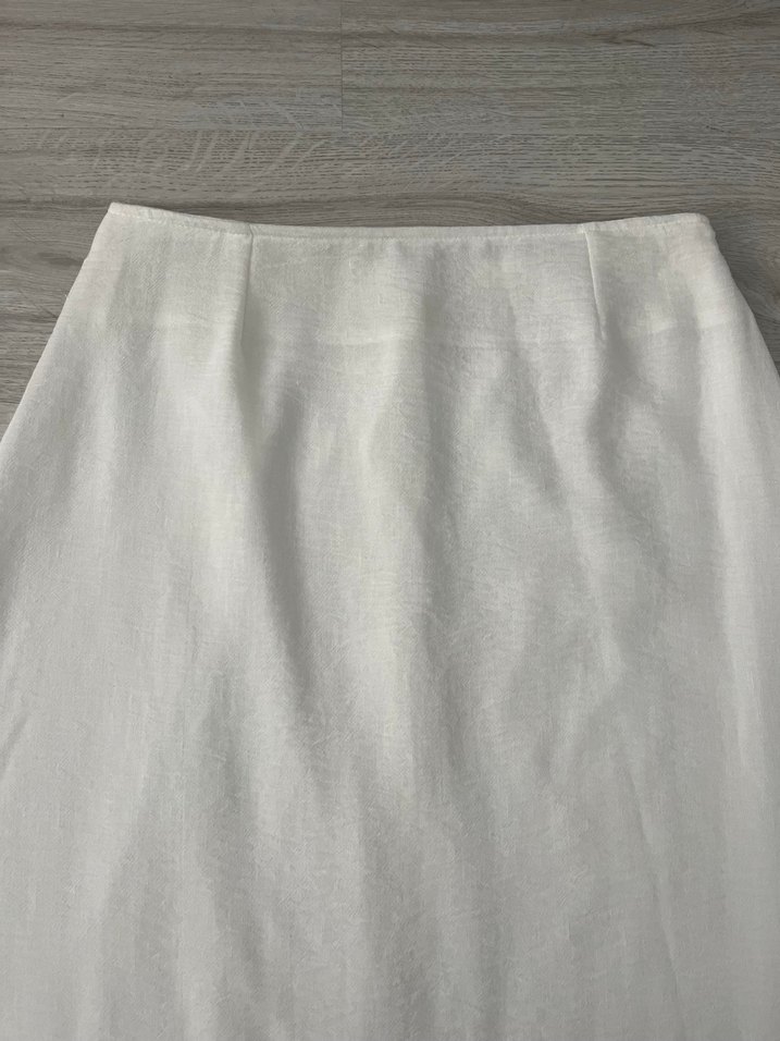 YENİ & ASTARLI BEYAZ ETEK - Görsel 4