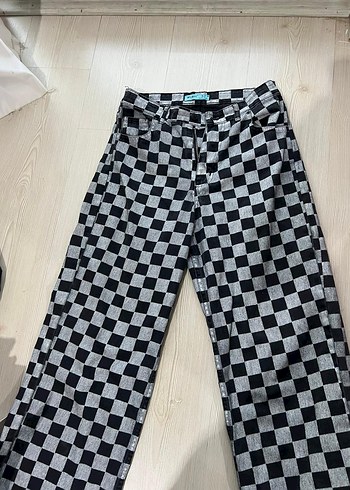 Dama desen Kadın Denim Pantolon - Görsel 2